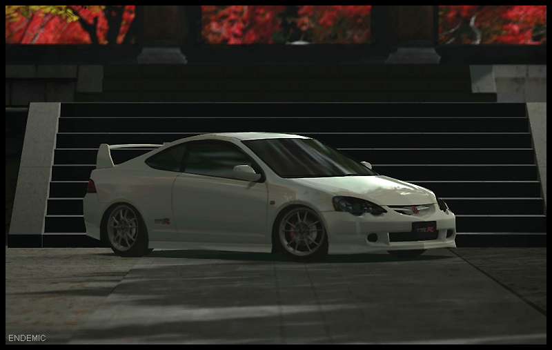 Heres white ep ctr with type r wheels super negative camber and SLAMMED